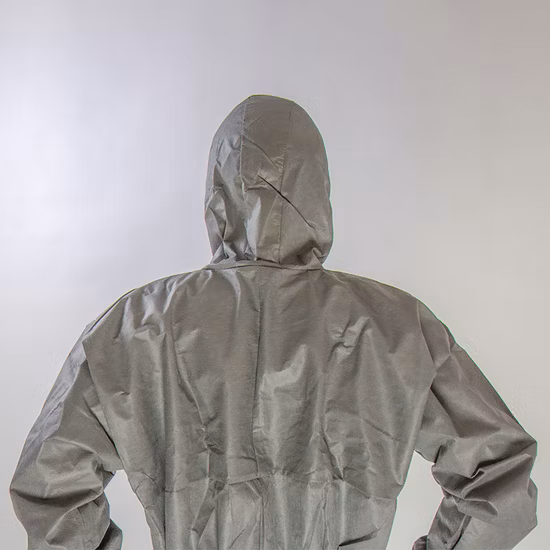 食品産業用PP全体ポリプロピレンタイプ4b/5b/6b不織布使い捨て防護服作業服コートカバーオール